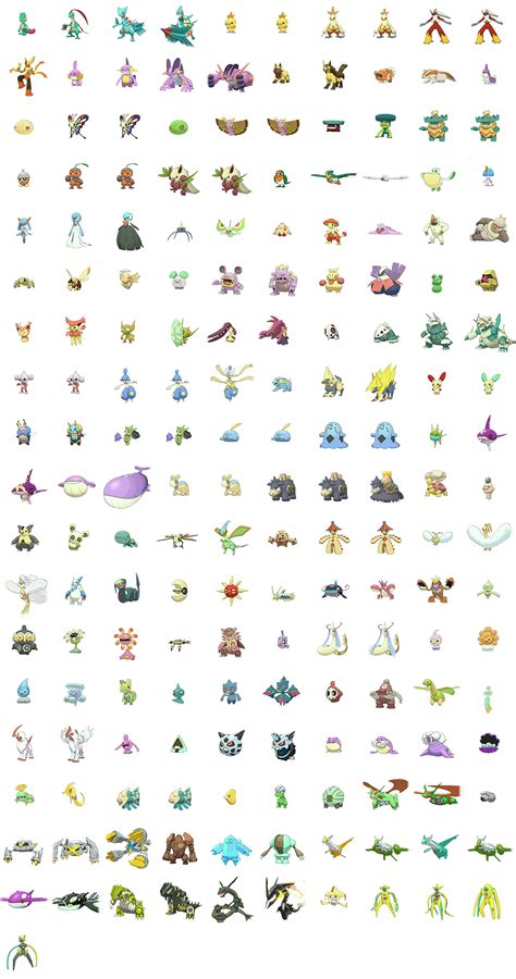 pokemon in omega ruby list.